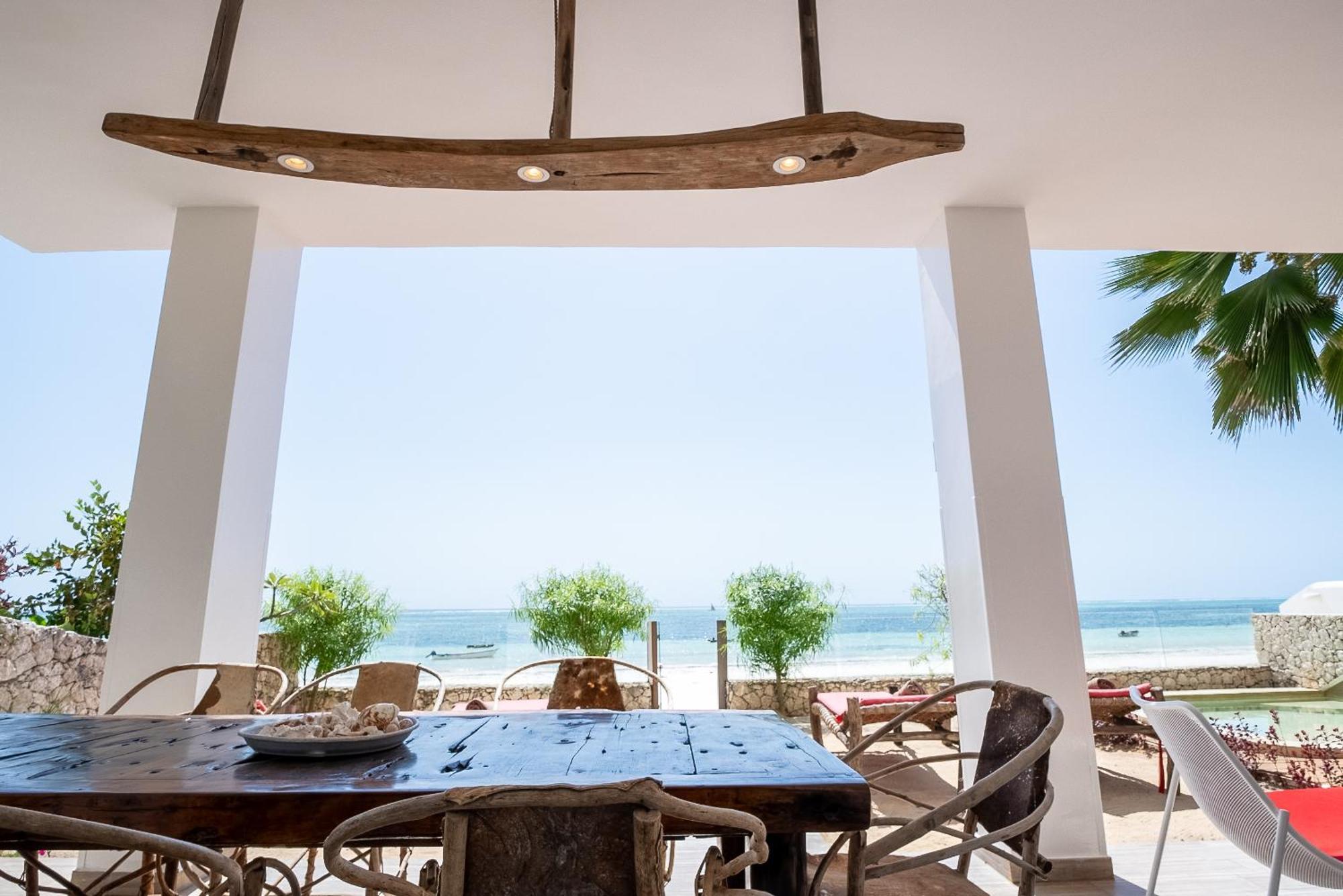 Ocean Blue Apartment With Panoramic Pool Zanzibarhouses Kiwengwa  Kültér fotó