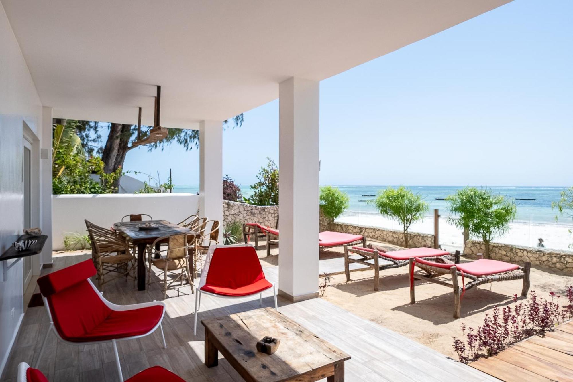Ocean Blue Apartment With Panoramic Pool Zanzibarhouses Kiwengwa  Kültér fotó