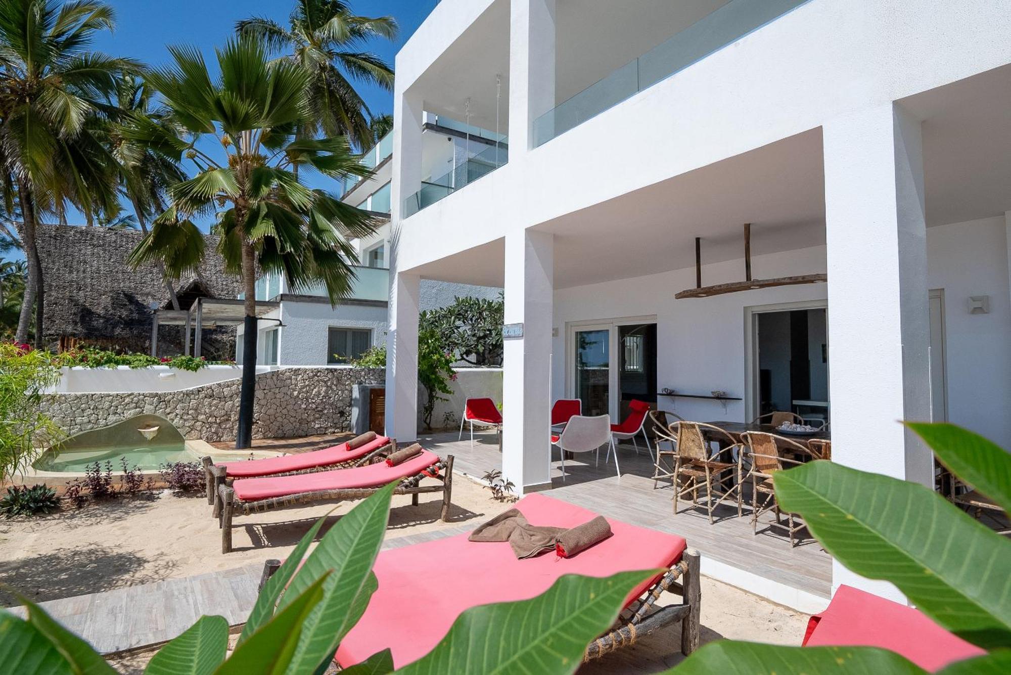 Ocean Blue Apartment With Panoramic Pool Zanzibarhouses Kiwengwa  Kültér fotó
